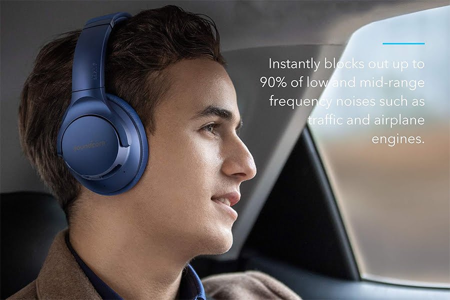 Soundcore Anker Life Q20 Hybrid Active Noise Cancelling Headphones