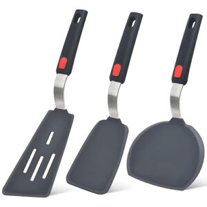 Beijiyi Silicone Spatula Turner Set of 3