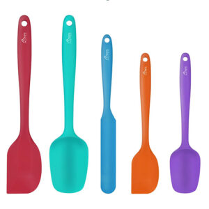 HOTEC Food Grade Silicone Rubber Spatula Set